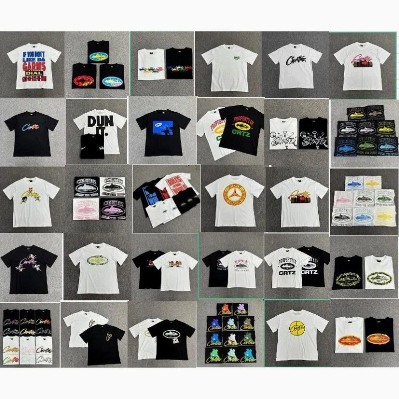Corteiz Graphic Print Multicolor T-Shirt Collection Review: One Measured Sample, 52 Colourways